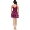 image:imageDress The Population Womens Tasha Fit and Flare Mini DressFuchsia