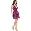 image:imageDress The Population Womens Tasha Fit and Flare Mini DressFuchsia
