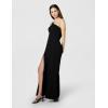image:imageDress the Population Womens Amy Asymmetrical Neckline Sleeveless High Slit Maxi DressBlack