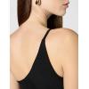 image:imageDress the Population Womens Amy Asymmetrical Neckline Sleeveless High Slit Maxi DressBlack