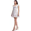 image:imageDress the Population Womens Marissa Fit and Flare Mini DressWhitenude