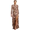 image:imageDress The Population Womens Joni Mermaid Maxi DressMocha Multi