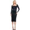 image:imageDress The Population Womens Pamela Bodycon Midi DressBlack