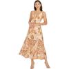 image:imageDress The Population Womens Sierra Fit and Flare Midi DressAmber Multi