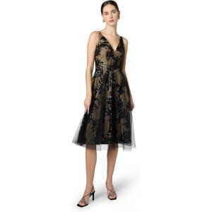 image:imageCourtney Sequin Overlay DressBlacknude