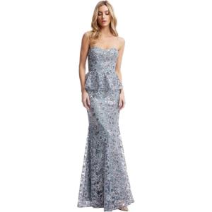 image:imageDress The Population Womens Scarlett Mermaid Maxi DressGraphite Blue Multi