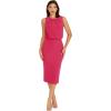 image:imageDress The Population Womens Amada Sheath Midi DressBegonia