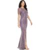 image:imageDress The Population Womens Amanda Mermaid Maxi DressDusty Lavender Multi