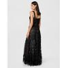 image:imageDress The Population Womens Anabel Sweetheart Bustier Maxi DressBlack
