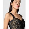 image:imageDress The Population Womens Anabel Sweetheart Bustier Maxi DressBlack