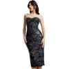 image:imageDress The Population Womens Irina Bodycon Midi DressBlack Multi