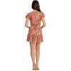 image:imageDress The Population Womens Kenley Fit and Flare Mini DressBright Fuchsia Multi