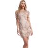 image:imageDress The Population Womens Lee Bodycon Mini DressRose Gold Multi