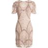image:imageDress The Population Womens Lee Bodycon Mini DressRose Gold Multi