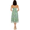 image:imageDress The Population Womens Maren Fit and Flare Midi DressSage Multi