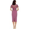 image:imageDress The Population Womens Marianne Bodycon Midi DressOrchid
