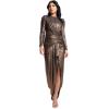 image:imageDress The Population Womens Romera Shift Maxi DressBronze