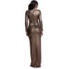 image:imageDress The Population Womens Romera Shift Maxi DressBronze