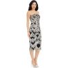 image:imageDress The Population Womens Viviana Bodycon Midi DressSilverblack