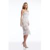 image:imageDress The Population Womens Viviana Bodycon Midi DressWhitenude