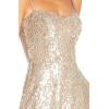 image:imageDress the Population Womens Antonia Sequin Lace Fit amp Flare Midi DressOffwhite