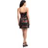 image:imageDress the Population Womens Elva Aline Mini DressRouge Multi