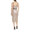 image:imageDress the Population Womens Emma Sequin Sleeveless Fitted Midi Sheath Dress