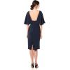 image:imageDress the Population Womens Louisa Midi Plunging DressNavy
