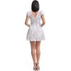 image:imageDress the Population Womens Marissa Fit and Flare Mini DressWhitenude