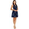 image:imageDress the Population Womens Saxon Fit and Flare Mini DressNavy Multi