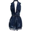 image:imageDress the Population Womens Saxon Fit and Flare Mini DressNavy Multi