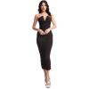 image:imageDress The Population Womens Ferra Bodycon Midi DressMocha