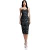 image:imageDress The Population Womens Irina Bodycon Midi DressBlack Multi