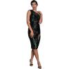 image:imageDress The Population Womens Palmer Bodycon Midi DressSpecial Occasion DressPine Multi