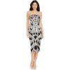 image:imageDress The Population Womens Viviana Bodycon Midi DressSilverblack