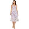 image:imageDress the Population Womens Blair Fit and Flare Midi DressLavender Multi