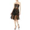 image:imageDress the Population Womens Fit and FlareBlacknude