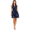 image:imageDress the Population Womens Saxon Fit and Flare Mini DressNavy Multi