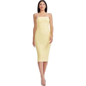 image:imageDress The Population Womens Viviana Bodycon Midi DressPastel Yellow