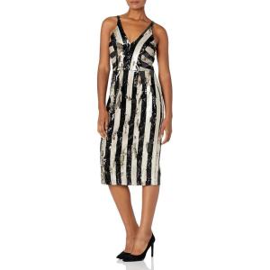image:imageDress the Population Womens Margo Sleeveless Sequin Stretch Midi Dress
