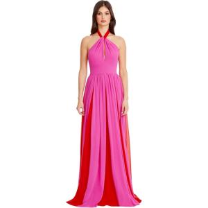 image:imageDress the Population Womens Meg Fit and Flare Maxi DressBright Fuchsiapoppy
