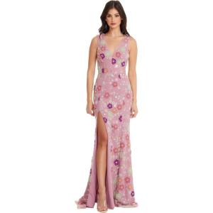 image:imageDress the Population Womens Sandra Bodycon Maxi DressOrchid Multi