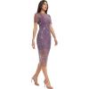 image:imageDress The Population Womens Lia Bodycon Midi DressSpecial Occasion DressDusty Lavender