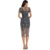 image:imageDress The Population Womens Lia Bodycon Midi DressSpecial Occasion DressSteel