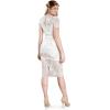 image:imageDress The Population Womens Lia Bodycon Midi DressSpecial Occasion DressWhite Multi