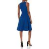 image:imageDress the Population Womens Catalina Solid Sleeveless Fit amp Flare Midi DressCobalt