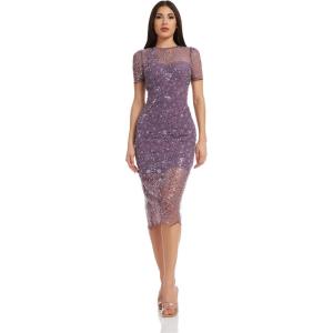 image:imageDress The Population Womens Lia Bodycon Midi DressSpecial Occasion DressDusty Lavender