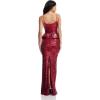 image:imageDress The Population Womens Akiah Sheath Maxi DressRouge