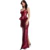 image:imageDress The Population Womens Akiah Sheath Maxi DressRouge