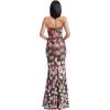 image:imageDress The Population Womens Fernanda Bodycon Mini DressPink Rose Multi